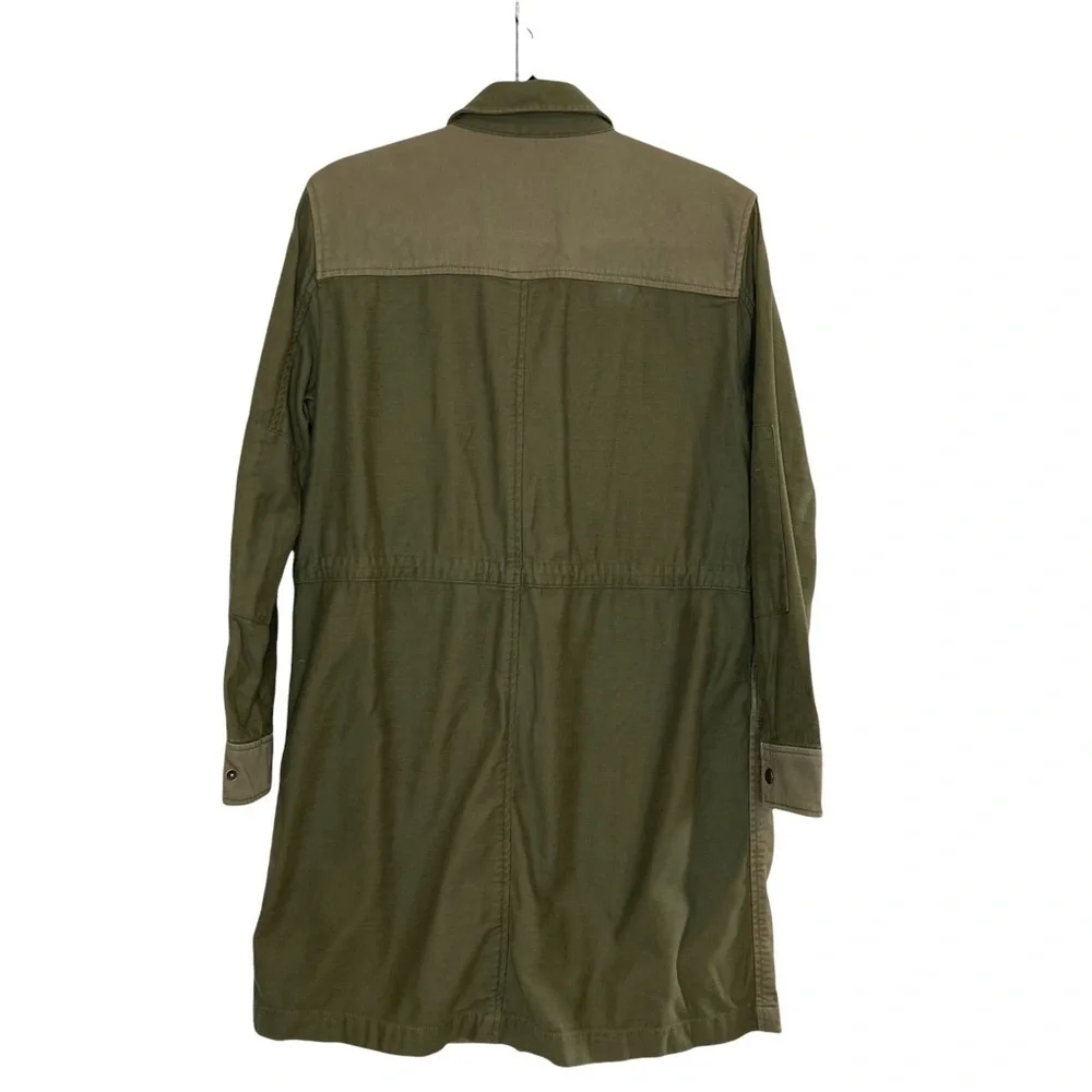 Gap Olive Green 3/4 Length Utility/Military Jacket - Picture 2 of 14
